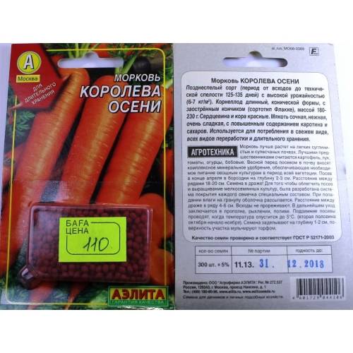 Морковь королева осени: отзывы дачиков и фото, описание и характеристики сорта