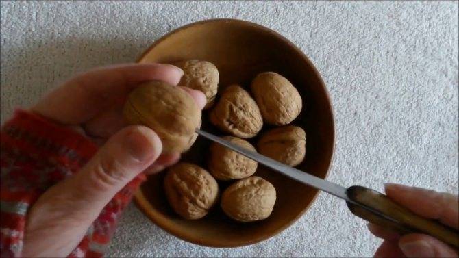 Как чистить грецкие орехи от скорлупы в домашних условиях