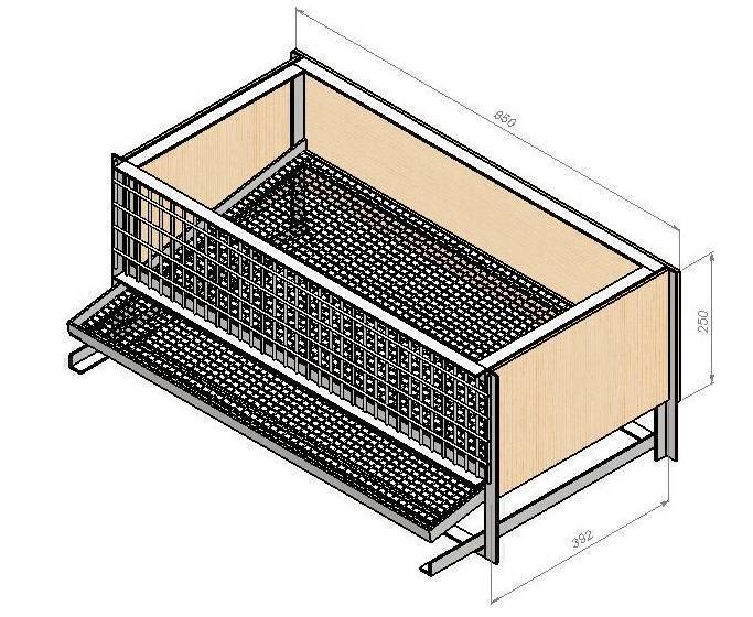 Клетка для перепелов своими руками чертежи