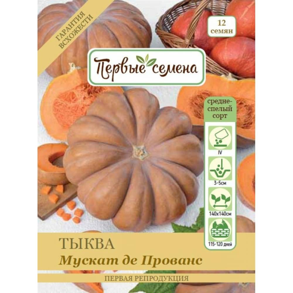 Тыква мускат де прованс: описание фото + отзывы дачников
