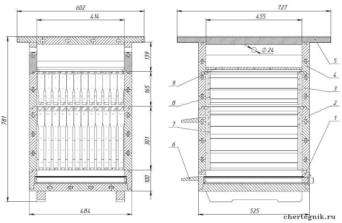 Рамки для ульев — стандартные конструкции, размеры, чертежи и правила изготовления (75 фото)