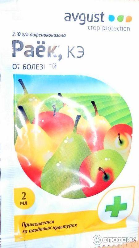 Раек фунгицид инструкция по применению для яблони