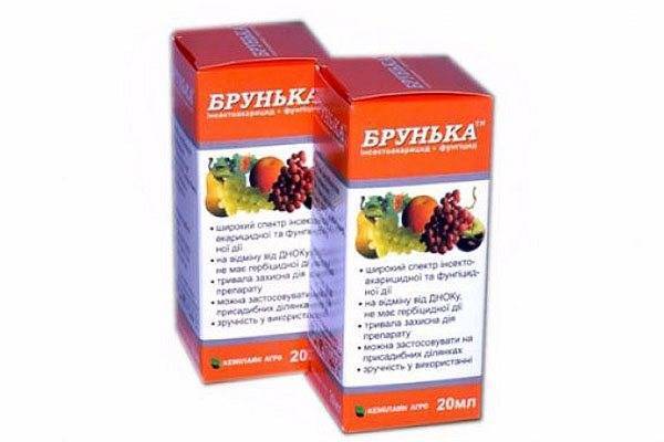Состав и инструкция по применению фунгицида брунька, дозировка и аналоги