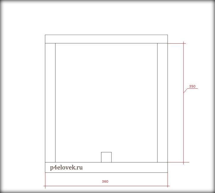 Ящик для пчелопакетов чертежи