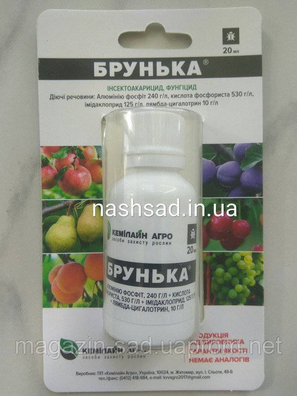 Фунгицид брунька - инструкция по применению