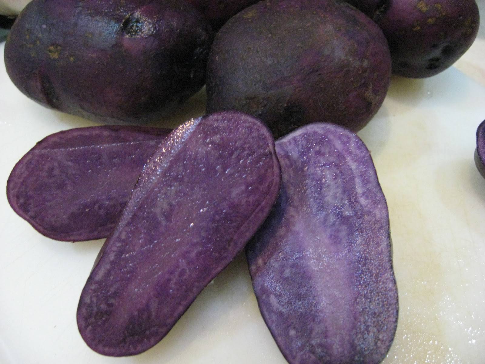 Фиолетовый картофель – источник витаминов, который соперничает с виноградом