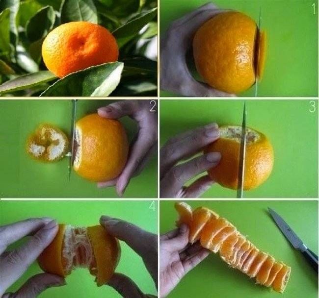 Как почистить апельсин правильно, быстро, красиво, фото