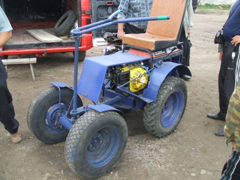 Собираем самодельный мини-трактор в домашних условиях для обработки огорода