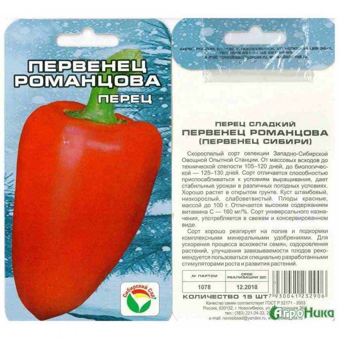 Сорта перца для открытого грунта | properez.ru