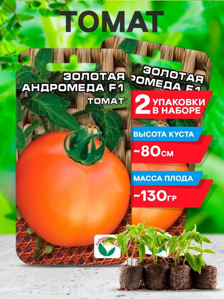 Томат андромеда: характеристика и описание сорта, урожайность, отзывы с фото