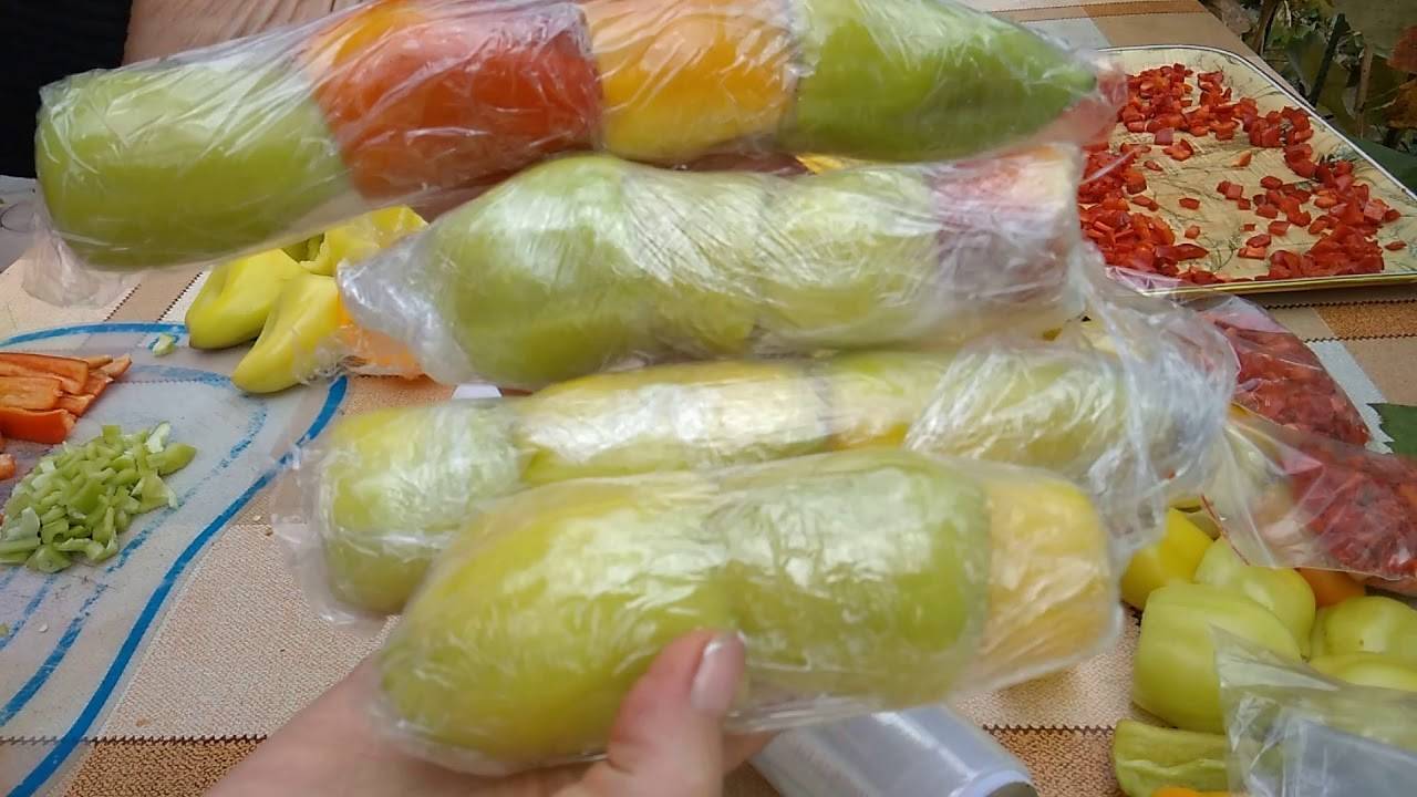 Как заморозить перец на зиму в морозилке холодильника
