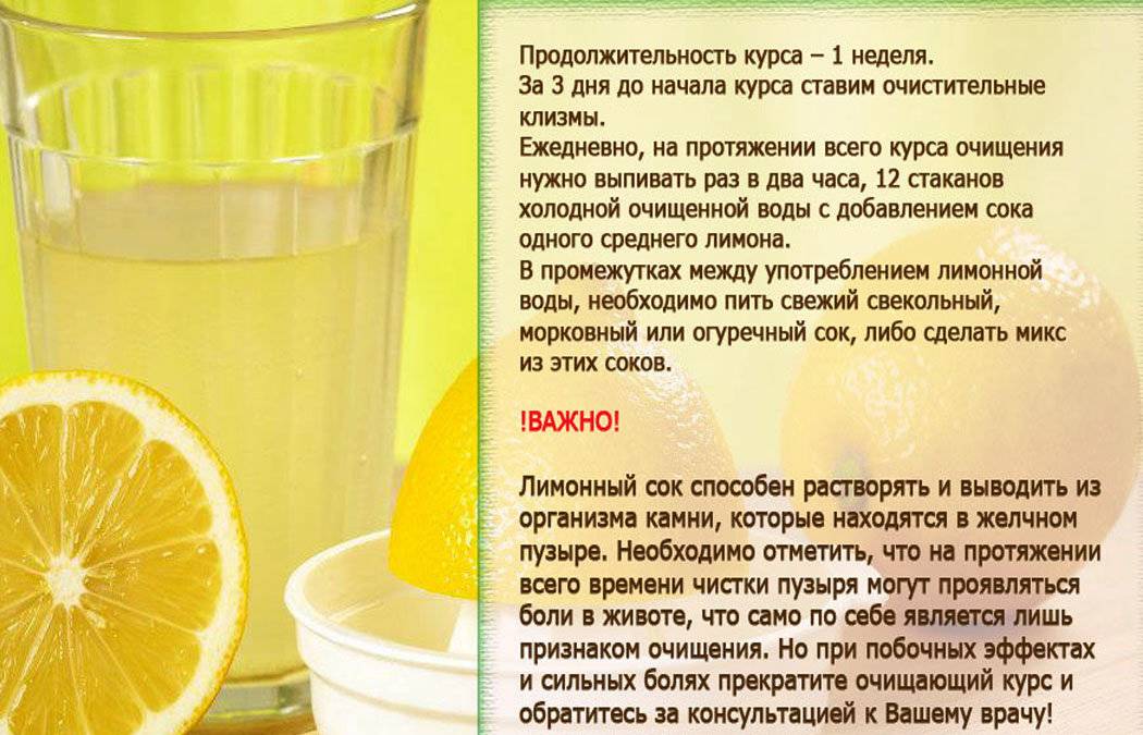 Очищение кишечника соленой водой с лимоном
