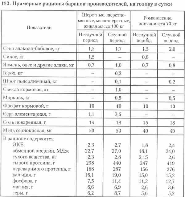 Схема кормления бычков на откорме