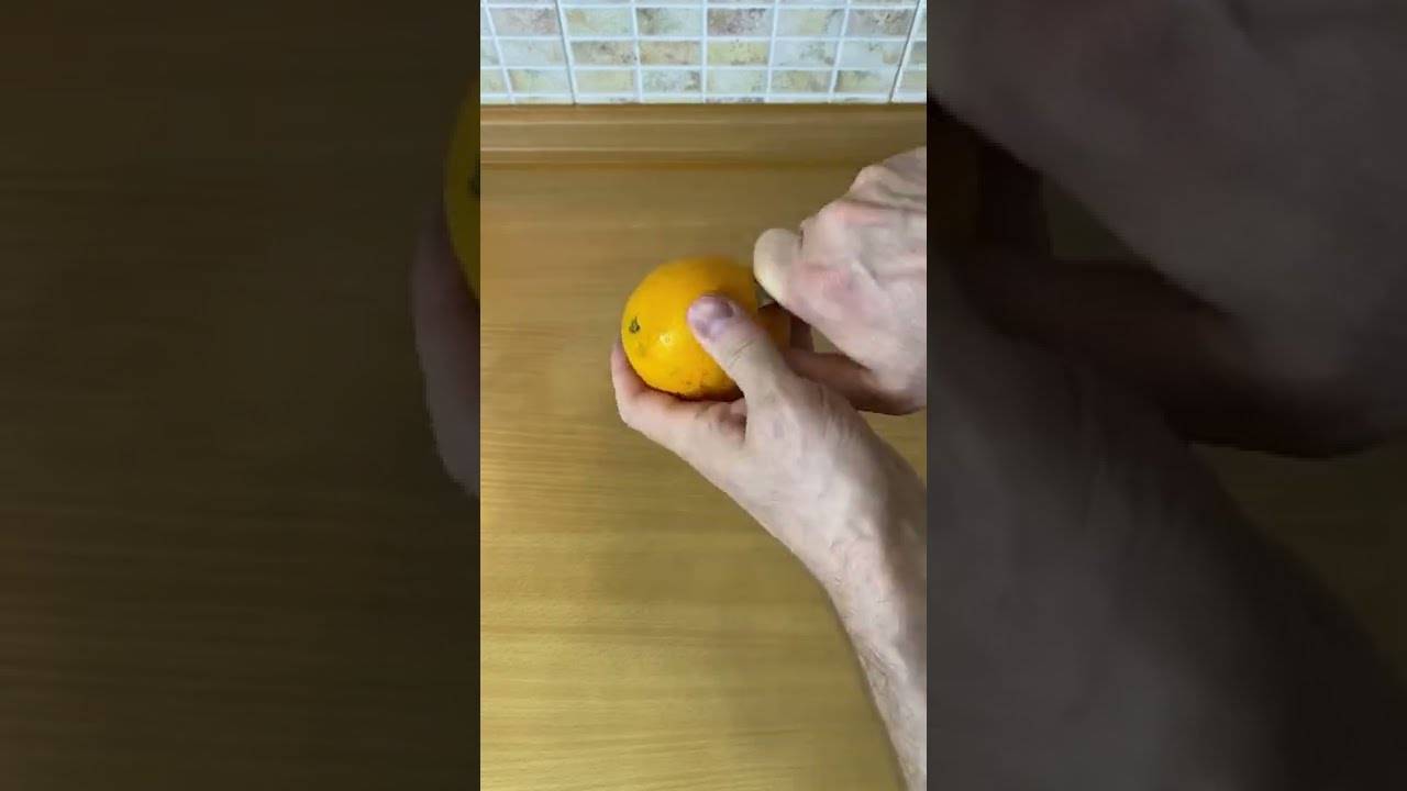 Как почистить апельсин правильно, быстро, красиво, фото