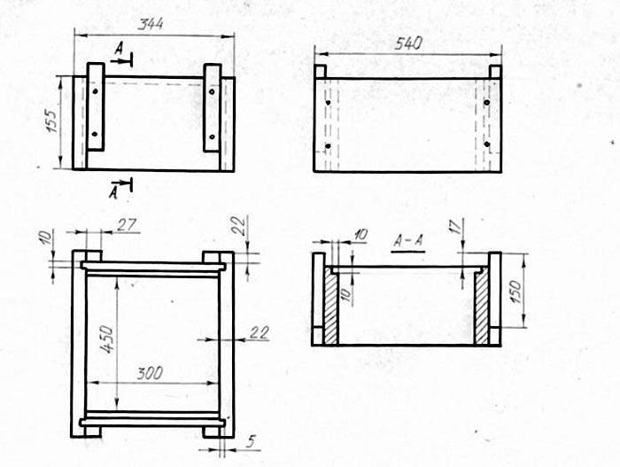 Ящик пчеловода для инструмента своими руками чертежи