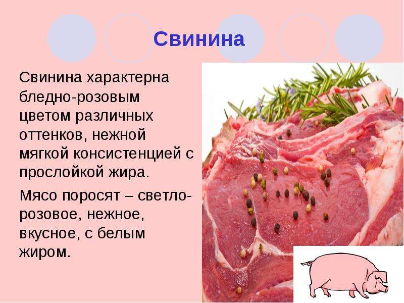 Виды свинины, влияние на организм человека+фото: кулинарика