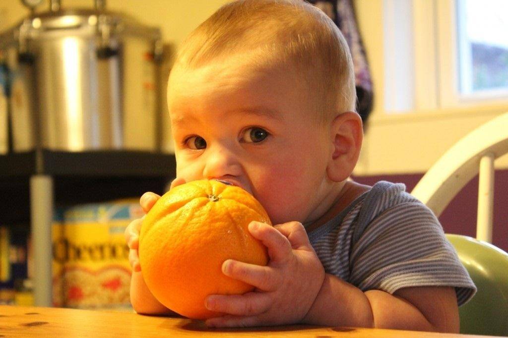 Апельсины в питании ребенка
