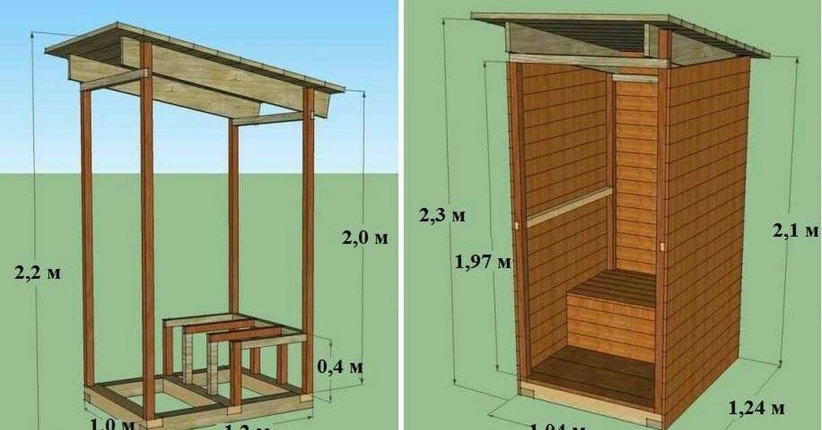 Как сделать туалет на даче: пошаговая инструкция, размеры 