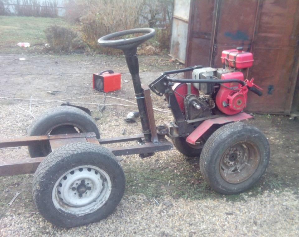 Как сделать мини-трактор из мотоблока