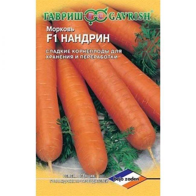Морковь нандрин f1