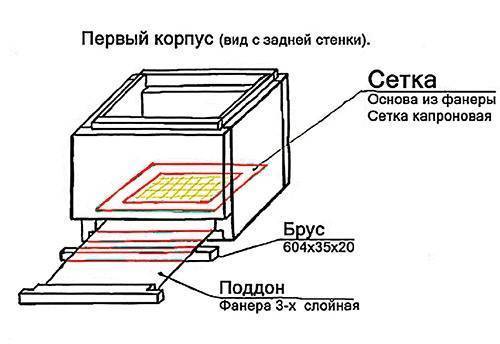 Японский улей чертежи для изготовления