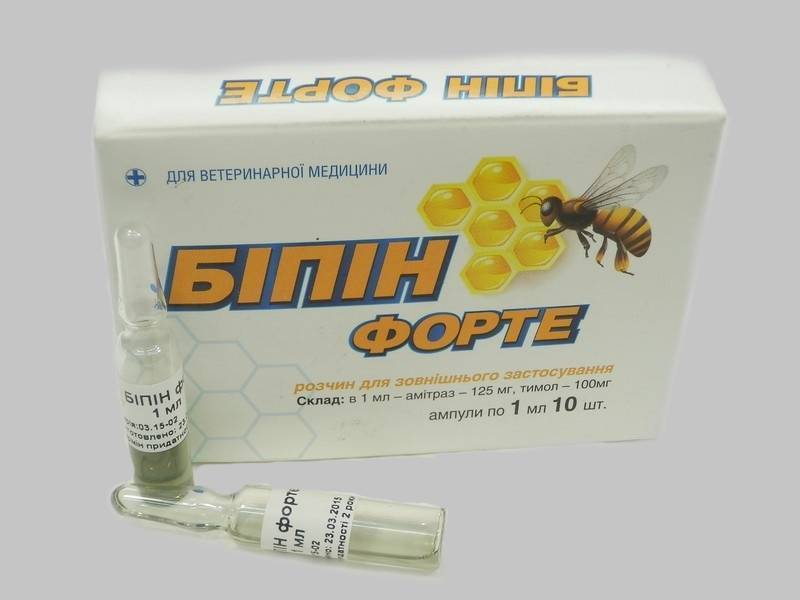 Препараты бипин и бипин-т для лечения варроатоза