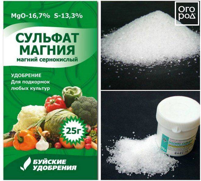 Сульфат магния удобрение: применение, эффективность