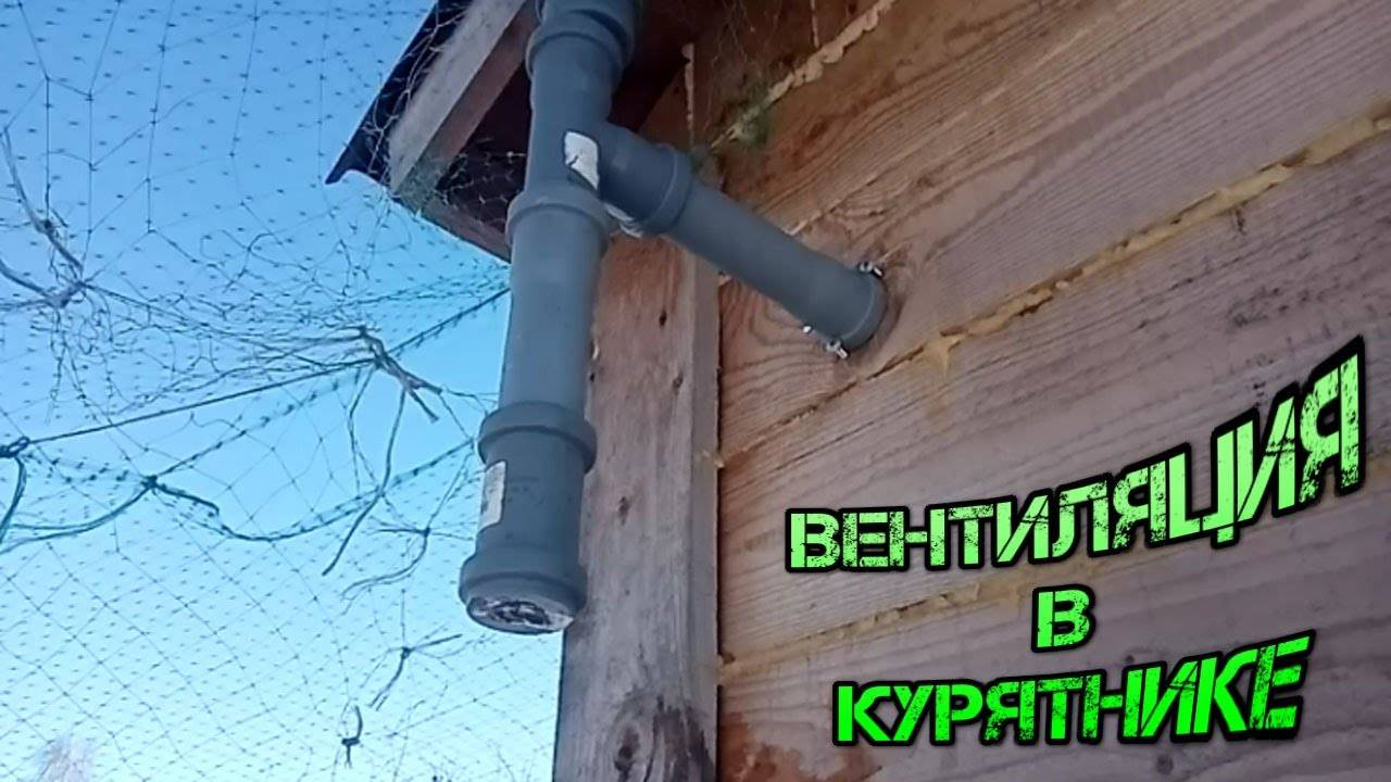 Вентиляция в курятнике своими руками схема