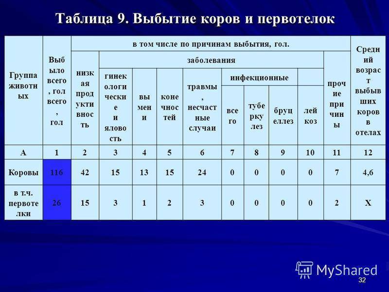 Инструкция по бонитировке крупного рогатого скота