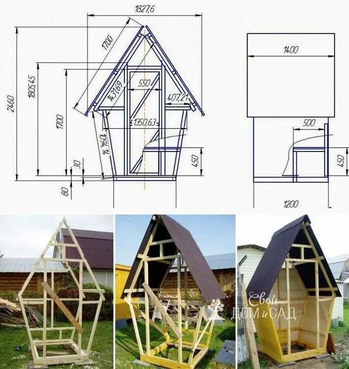 Каркас туалета чертеж