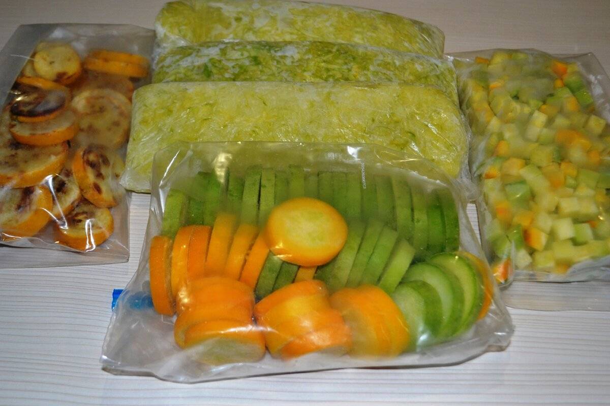Как сохранить кабачки на зиму в домашних условиях в морозильной камере