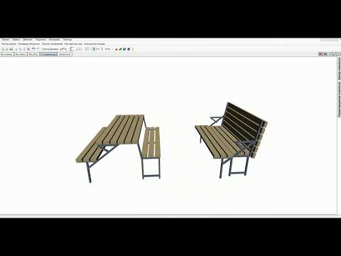 Как сделать лавку-стол (трансформер) своими руками