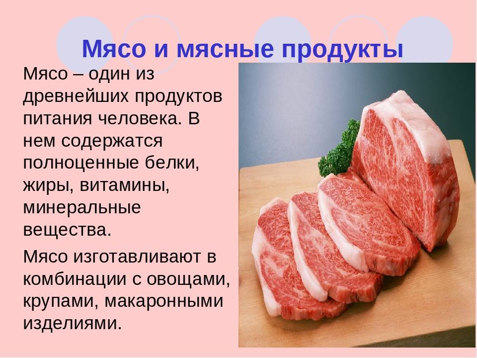 Презентация по мясу